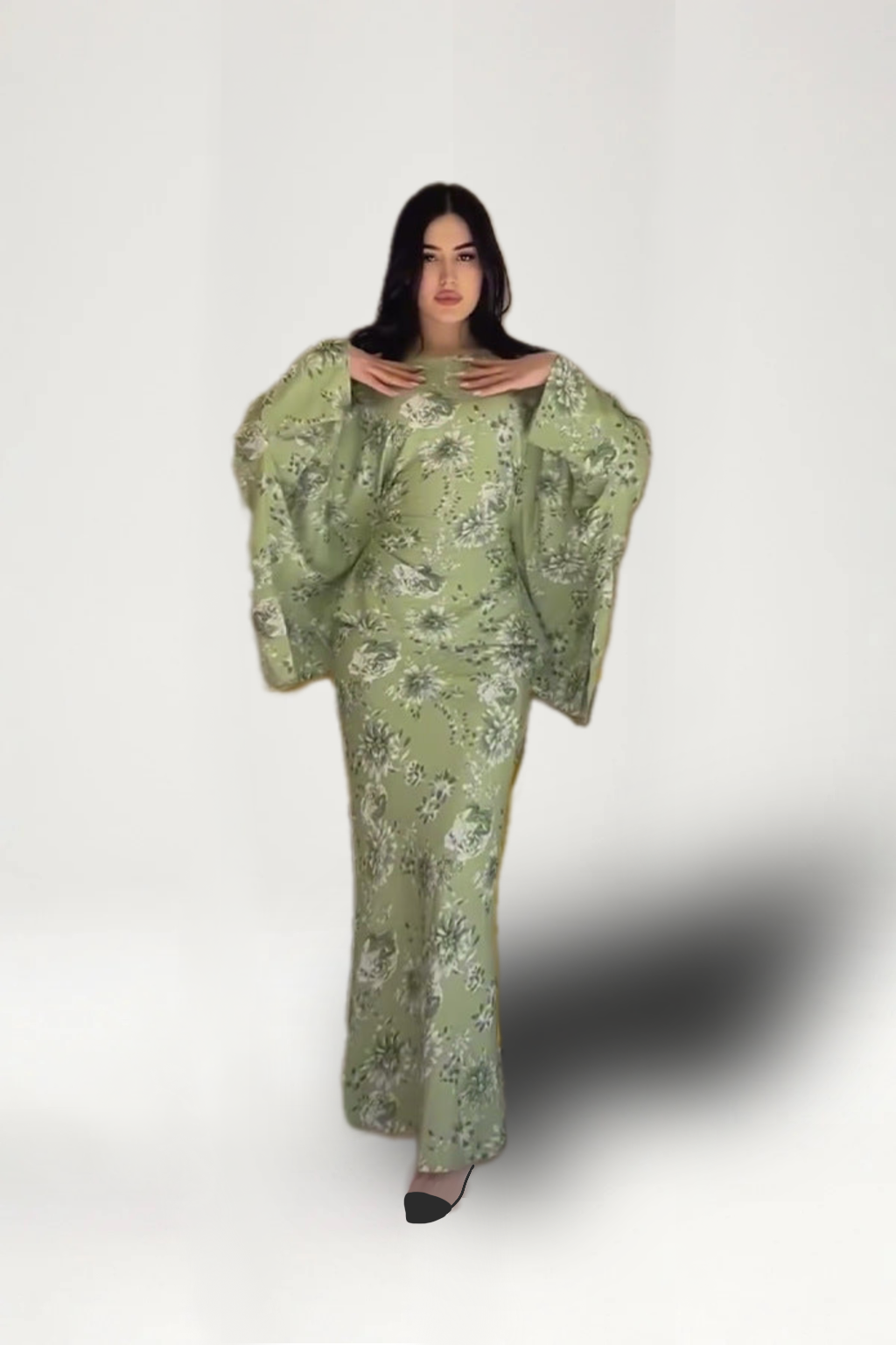 Chic Blüten Kleid
